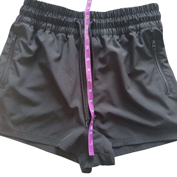 Ocean Pacific OP Athletic Shorts Women's Size S Small Black pockets - Picture 6 of 8
